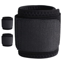 Muñequeras Tendinitis, Muñequera para Tunel Carpiano, Deportiva, Gym, Crossfit, Calistenia, Unisex, Gimnasio, Negra. características