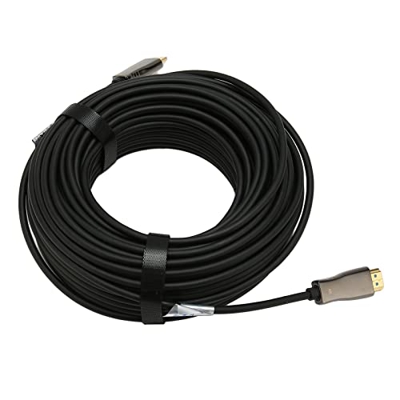 Cable de Interfaz Multimedia HD 2.1, bajo Consumo de Energía Cable de Interfaz Multimedia HD de Fibra óptica 4K Caja Fuerte Antiinterferencias para Ci