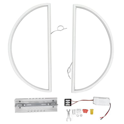 SH-RuiDu Luz de 2 lados Diseño semicircular Moderno Estilo Minimalista Pequeña Iluminación Cálida 185 a 265V1 Luz Luz Luz Interior Luz Moderna precio