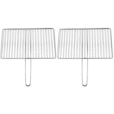 HANABASS Con Alambre Plegable Acero Inoxidable Parrilla Cocina Pulgadas Accesorios Hoguera Camarones Brochetas Barbacoa Asar A La Parrilla Picnic Herr