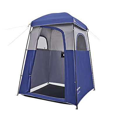 Espesar Tienda de campaña portátil extraíble Vestuario de Dos Habitaciones al Aire Libre Espacio de Gran tamaño Tienda de Ducha Avanzada Vestidor Baño