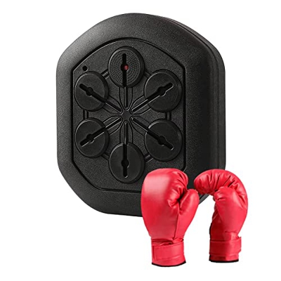 Máquina de Boxeo de música Inteligente - Equipo de Gimnasio electrónico Pugilismo Electrónico Mini portátil Montado en la Pared Interior Niños Adultos