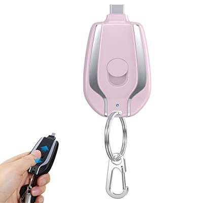 Mini Power Emergency Pod, Mini Power Emergency Pod Keyring, 1500mah Mini Power Emergency Pod Keyring, Ultra-Compact External Fast Charging Power Bank 