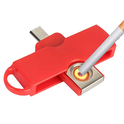 Storaffy Divisor de Encendedor de cigarros,Encendedor de cigarros sin batería OTG | Mini Encendedor eléctrico portátil Encendido electrónico para telé características