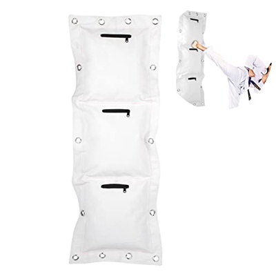 Saco de Boxeo de Pared, Objetivo de Pared Wing Chun, Saco de Arena vacío con Cremallera, punzón de Boxeo de Entrenamiento de Pared para Boxeo Muay Tha