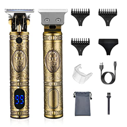 Cortar Pelo Profesional, Gsnys Cortadora de Pelo Impermeable, Para Hombres, Cortadora de Bordes Recargable Inalámbrica Profesional, Cortadora de Barba precio