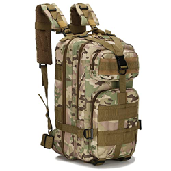 Lawaia Mochila táctica militar, 30L Mochilas Bolsa de senderismo al aire libre Trekking Camping táctico Molle Pack Hombres Tactical Combat Travel Bag  en oferta