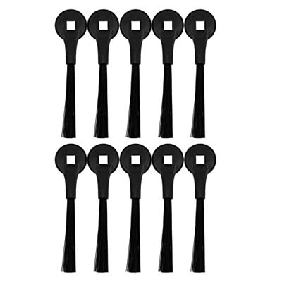 LAXED Paquete de 10 Cepillos Laterales Compatibles con Iq Robot R101Ae, Rv1001Ae, Rv1000 Aspiradora, Accesorios de Robot de Barrido