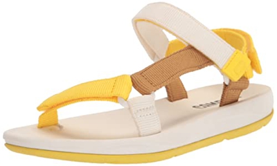 CAMPER Match-K200958, Sandalias con Correa en T Mujer, Multicolor, 38 EU