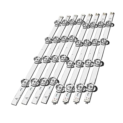 TCHWM Tira de retroiluminación LED de 8 Piezas for LIG TV 390HVJ01 Lnnotek DRT 3.0 39quot;39LB5610 39LB561V 39LB5800 39LB561F DRT3.0 39LB5700 39LB650V