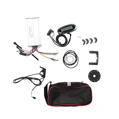 Uxsiya Controlador de Bicicleta Eléctrica de 1000 W, Kit de Conversión de Protección contra Sobrecarga Disipación de Calor Bicicleta Eléctrica Pantall