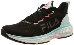 Fila EXOWAVE Race WMN, Zapatillas para Correr Mujer, Black Flamingo Pink Blue Glass, 36 EU en oferta