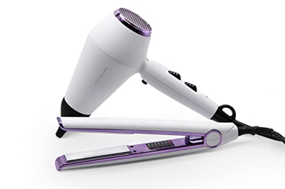 Corioliss C1 Digital | Plancha de Pelo para Mujeres | Tecnología y Placas de Titanio | Plancha Profesional con Control de Temperatura (Digital Purple 