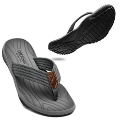 ChayChax Chanclas Hombre Deportivas Sandalias de Playa y Piscina Suave Zapatillas Antideslizante Verano Flip Flops,Gris,43 EU en oferta