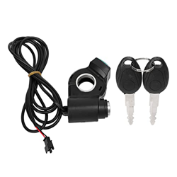 Uxsiya Kit de Empuñadura de Acelerador de Bicicleta Eléctrica, Empuñadura de Velocidad de Bicicleta Eléctrica de Interfaz SM de Control de Velocidad p características