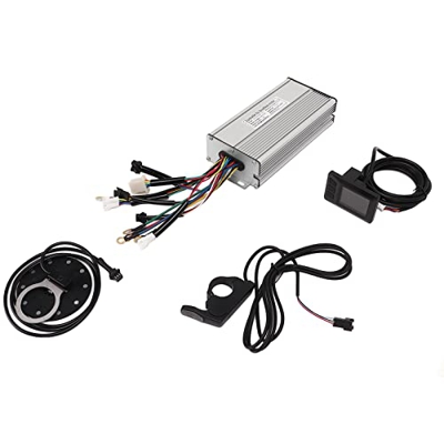 Kit de Controlador de Panel de Bicicleta Eléctrica, Panel ABS de Buena Dureza a Prueba de Agua 30a Kit de Conversión de Litio de Bicicleta Eléctrica D