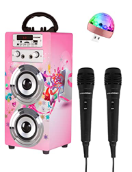 DYNASONIC (3º Generación, Modelo 2022 Karaoke con microfono, Regalos Originales para niños niña, Juguetes niña (Modelo 10 con Luz) precio