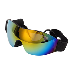 Changor Gafas para Perros, Lentes de Protección UV, Gafas de Sol para Mascotas, Ligeras Y de Moda, Plegables para Exteriores para Perros(Rojo) características