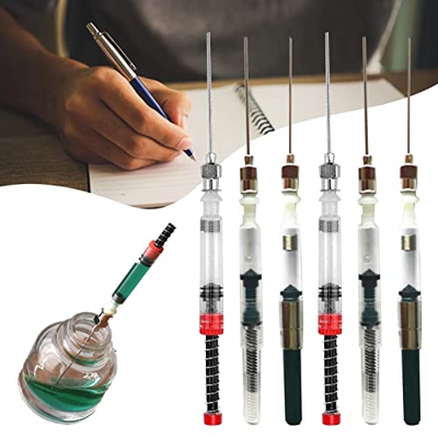 Convertidor de cartucho de tinta para pluma estilográfica, herramienta de dispositivo de jeringa de tinta para pluma estilográfica, relleno de jeringa