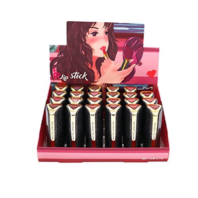 Labiales Por Mayoreo Lápiz labial de , duradero, portátil, de alta hidratación, 24 lápices labiales con varios colores, duraderos y de colores rápidos