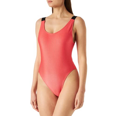Calvin Klein Kw0kw01904 Espalda Redonda, Coral Crush, S para Mujer