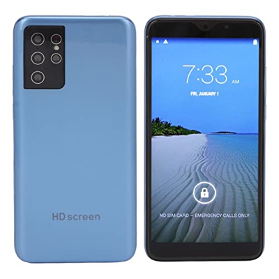 Jectse S28 Ultra Smartphone, 5.72in 3G Net Teléfono Móvil Desbloqueado con Reconocimiento Facial, 2GB RAM 16GB ROM, 2.4G 5G Dual Band WiFi, 4800mAh Ba