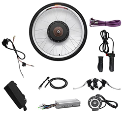 Samnuerly Kit de Marco de Rueda Delantera/Trasera de Bicicleta eléctrica para Cubo de Ciclismo de Bicicleta eléctrica de 20"24" 26"28" 29"700C 36V 500 características