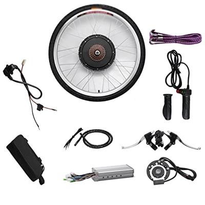 Samnuerly Kit de Marco de Rueda Delantera/Trasera de Bicicleta eléctrica para Cubo de Ciclismo de Bicicleta eléctrica de 20"24" 26"28" 29"700C 36V 500