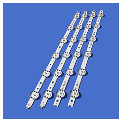 GTHAD [Accesorios de TV] Tira de LED for iluminación Trasera for LG 49UV340C 49UJ6565 49UJ670V V17 49 R1 L1 ART3 2862 2863 6916L-2862A 6916L-2863A Pie características