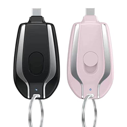 Llavero Cargador portátil para Android o tipo C, Mini Power Bank | Cargador de emergencia | Mini Power Emergency Pod de 1500mAh para viajes en oferta