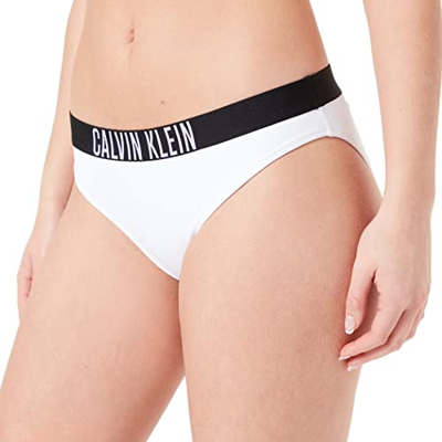 Calvin Klein clásico Bragas de Bikini, Pvh Classic White, M para Mujer
