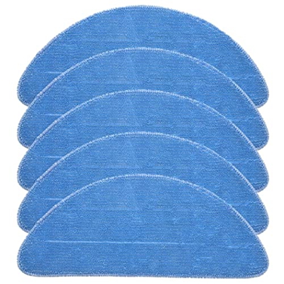 Eyeref repuestos para aspiradoras Trapos de Tela de trapeador Reutilizable de aspiradora 5pcs Robot Aspuumeer Cleaner Mop Tela Adecuada para Abir x6 x