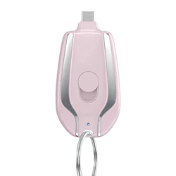 CZQIKEDA 1500mAh Mini Power Emergencia Pod,Llavero Cargador Portátil Tipo-C Power,Portátil Ultra-Compacto Banco De Energía De Carga Rápida Externa,Lla precio