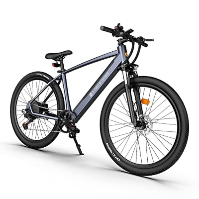 Ado D30C 27,5 Pulgadas, Bicicleta eléctrica de montaña, 25 km/h, Bicicleta con Horquilla de suspensión, batería de 36 V 10,4 Ah, Motor de 250 W, Shima