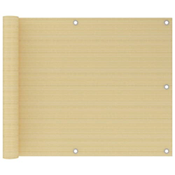 Pantalla de balcón Beige 75x300 cm HDPE-Color: Beige-Material: 100% HDPE (polietileno de alta densidad) en oferta