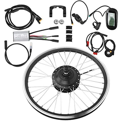 Samnuerly Kit de Motor de Bicicleta eléctrica, 36V 250W 27.5 Pulgadas KT-LCD6 Medidor de Pantalla Bicicleta de montaña Kit de conversión de Rueda Impe