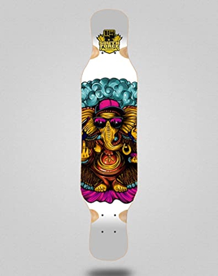 South Force Skateboard Longboard Deck 46 x 10 Rev White