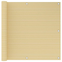 Pantalla de balcón Beige 90x300 cm HDPE-Color: Beige-Material: 100% HDPE (polietileno de alta densidad) en oferta