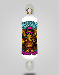 South Force Skate Skateboard Longboard Deck 40x9 Drop Rev White características