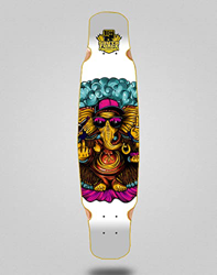 South Force Skate Skateboard Longboard Deck Mix Bamboo 46 x 9 Rev White en oferta