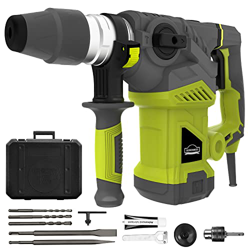 DEWINNER Profesional Martillo Perforador 1500W,Taladro de martillo giratorio, mango giratorio de 360 °,6 Velocidades,SDS Plus control de vibración y e en oferta