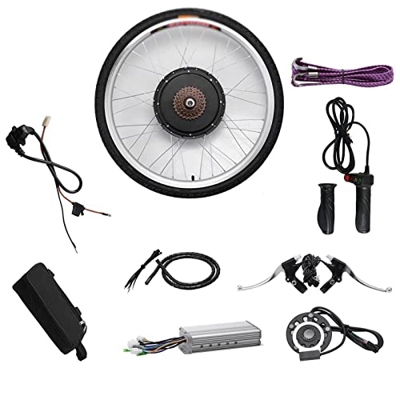 Samnuerly Kit de conversión de Bicicleta electrónica 48V 1000W 20" 24" 26" 28" 29" 700C Control de Cubo de Motor sin escobillas de Rueda Delantera/Tra