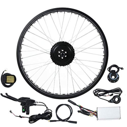 Samnuerly Kit de Motor de Bicicleta eléctrica, 36V 500W Pantalla LCD de 20 Pulgadas Kit de conversión de Motor de Bicicleta eléctrica de Rueda Trasera características