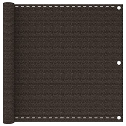 Pantalla Balcón Marrón 90x300 cm HDPE-Color: Marrón-Material: 100% HDPE (polietileno de alta densidad) en oferta