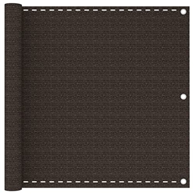 Pantalla Balcón Marrón 90x300 cm HDPE-Color: Marrón-Material: 100% HDPE (polietileno de alta densidad)