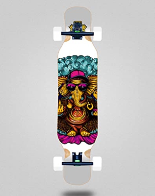 South Force Skate Skateboard Longboard Complete 46 x 10 Rev White
