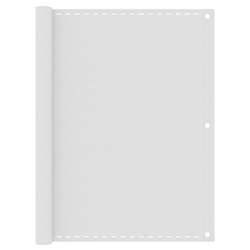 Pantalla de balcón blanca 120x500 cm HDPE-Color: Blanco-Material: 100% HDPE (polietileno de alta densidad) precio