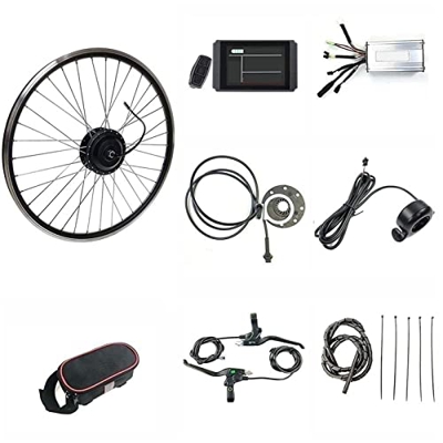 Samnuerly 36V / 48V 500W 20"/ 24" / 26"/ 27.5" / 28"/ 29" / 700C Kit de Bicicleta eléctrica, Kit de conversión de Rueda Trasera de Bicicleta eléctrica