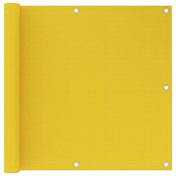 Pantalla de balcón amarillo 90x600 cm HDPE Color: Amarillo-Material: 100% HDPE (polietileno de alta densidad) características