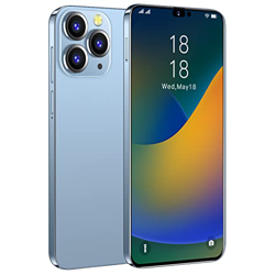 JUXaTECh i14proMax Tres Cámaras 5MP + 2MP Cámara Frontal 1GB + 8GB 6.1 Pulgadas 19: 9 Pantalla 3G Teléfono Celular Dual SIM Desbloqueo Facial Android  características